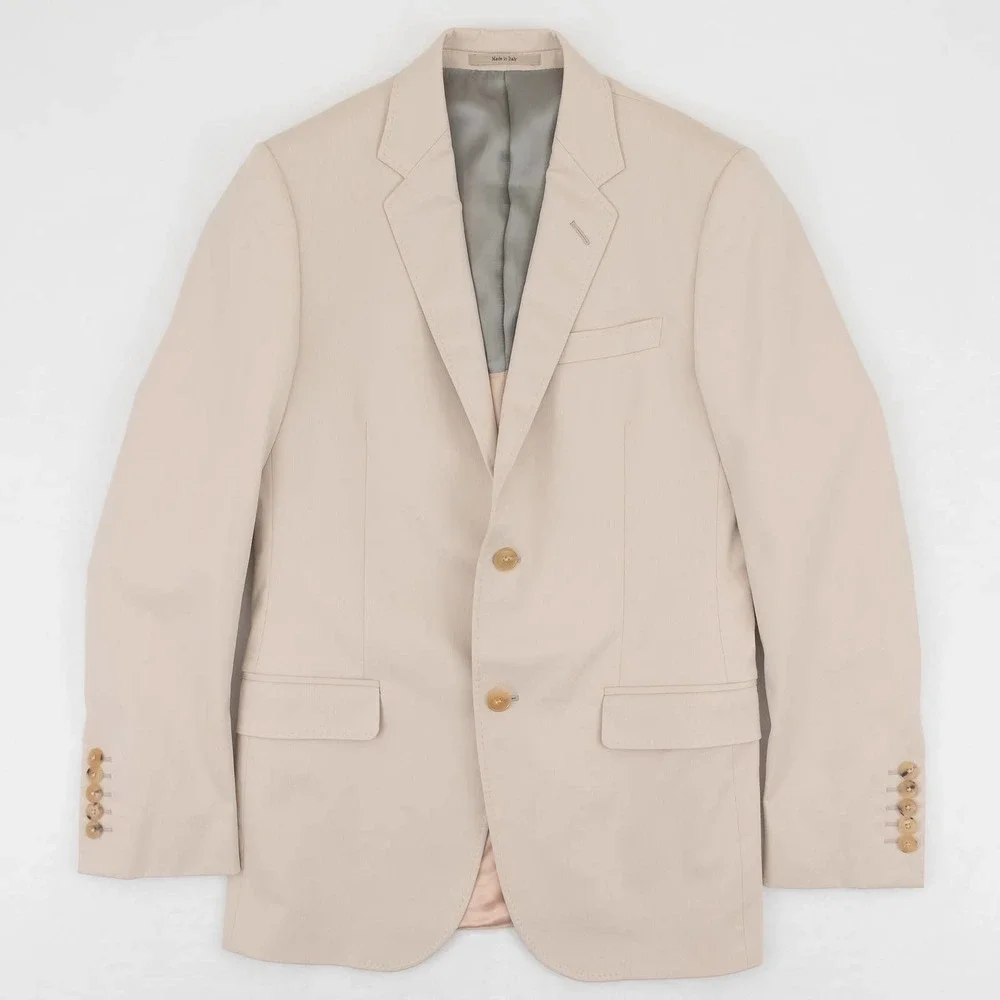 GUCCI Formal Jacket and Pants Cotton Men's 46 Beige